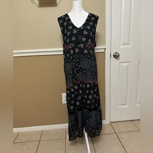 90s Maxi Patchwork Dress